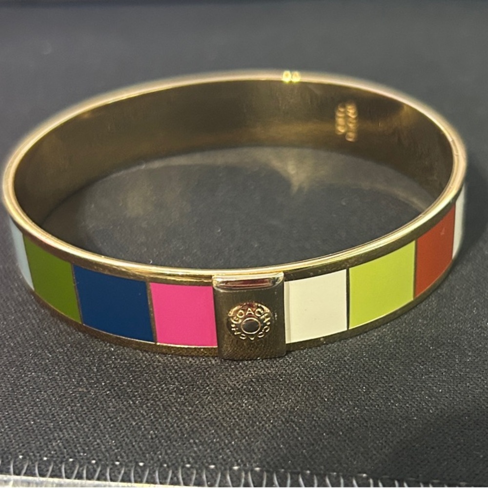Coach Multicolor Bangle Bracelet - image 1